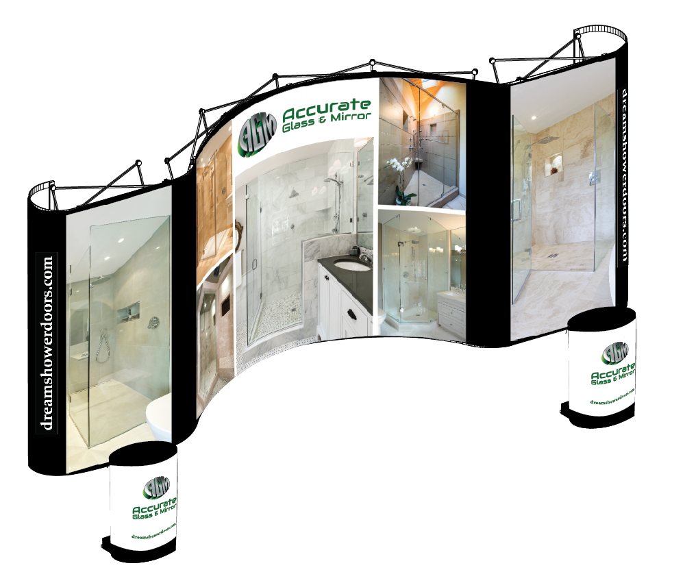 popup mural display booth 20'