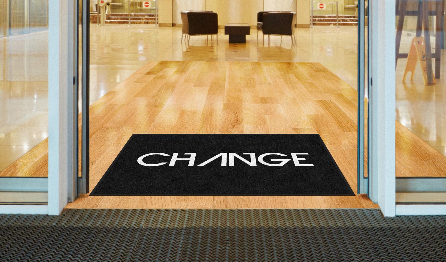 welcome printed door mat