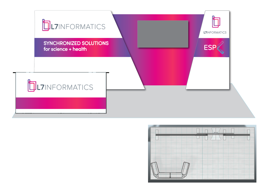 Radiant light box display 10 x x20