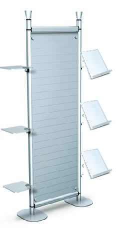 slat wall display kiosk